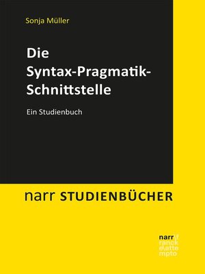 cover image of Die Syntax-Pragmatik-Schnittstelle